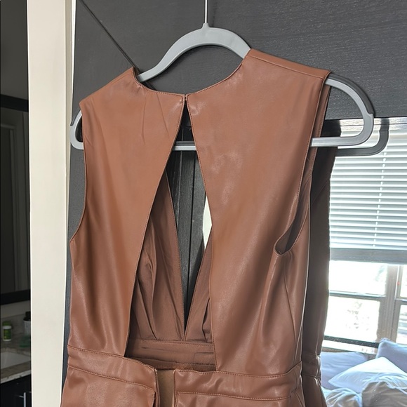 DO+BE Leather brown Romper - Picture 4 of 8